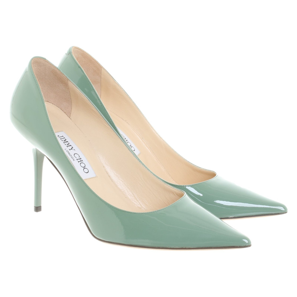 Jimmy Choo Pumps/Peeptoes Patent leather in Green