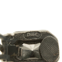 Christian Dior clips d'oreille en argent couleur