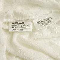 Neil Barrett White long top