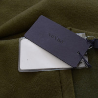 Prada olive green V-neck sweater