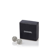 Chanel Logo Disc Ohrringe