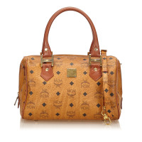 Mcm Visetos Leather Handbag