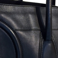 Céline Luggage Leather in Black