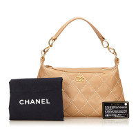 Chanel Surpique Leather in Beige