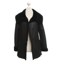 Other Designer Gant lambskin jacket in black