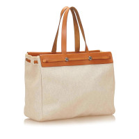 Hermès Herbag 31 aus Canvas in Beige