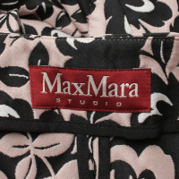 Max Mara 'S avonds jas met jacquard patroon