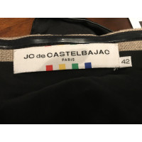 Jc De Castelbajac Kleid aus Leinen in Beige