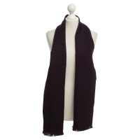 Christian Dior Wool scarf in Bordeaux
