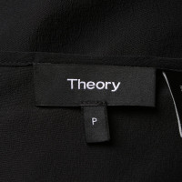 Theory Oberteil aus Seide in Schwarz