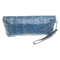 By Malene Birger clutch de peau de serpent