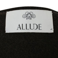 Allude Maglione di cashmere in marrone scuro