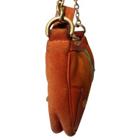 Gucci Arancione mini borsetta di camoscio