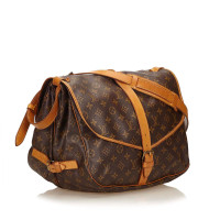 Louis Vuitton Saumur 35 Canvas in Brown