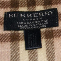 Burberry Écharpe à carreaux 100% cachemire