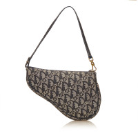 Christian Dior Jacquard Saddle Shoulder Bag