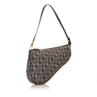 Christian Dior Jacquard Saddle Shoulder Bag