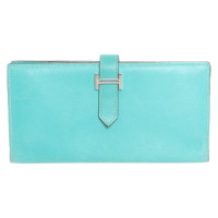 Hermès Bag/Purse Leather in Turquoise