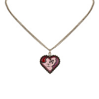 Chanel Herz Anhänger Halskette