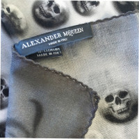 Alexander McQueen panno Skull motivo con Kashmir