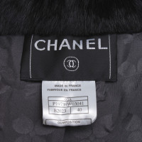 Chanel Kostüm aus Leder und Pelz