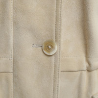Loro Piana Leather jacket in beige