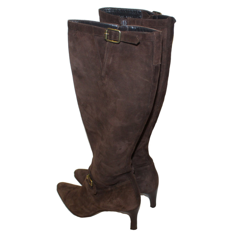 Ralph Lauren Wild leather boots brown