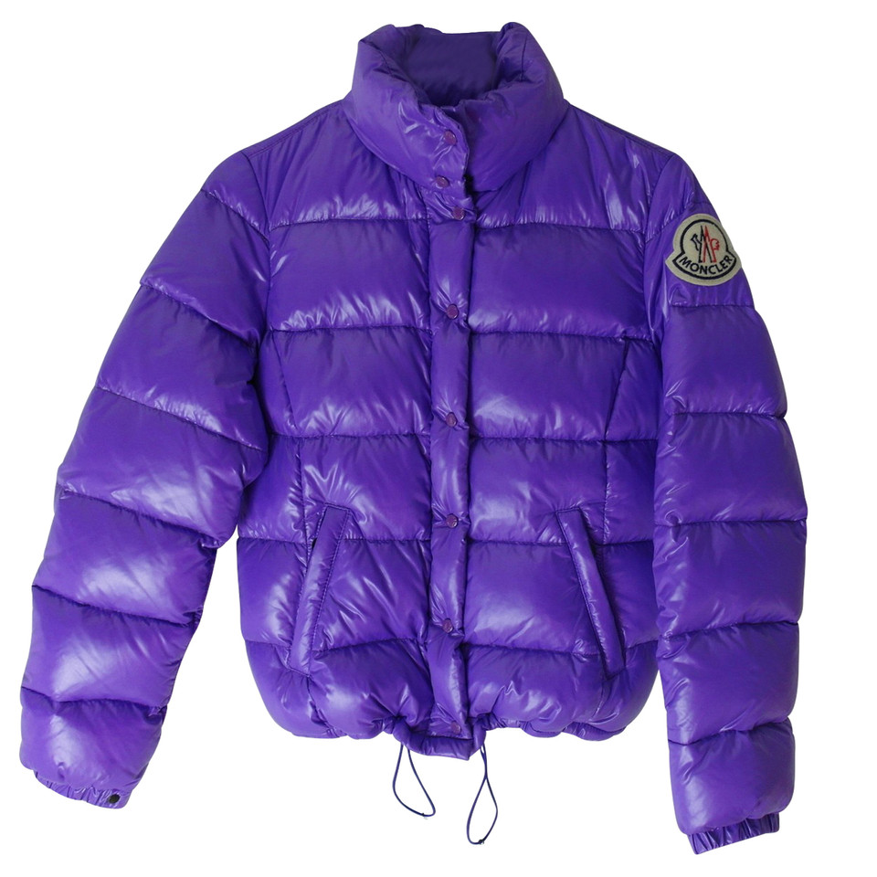 Moncler Moncler down jacket purple gloss - Buy Second hand Moncler ...
