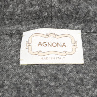 Agnona Giacca/Cappotto in Grigio