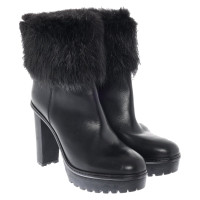 Moncler Bottines en Cuir en Noir