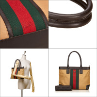 Gucci Web Canvas Handbag