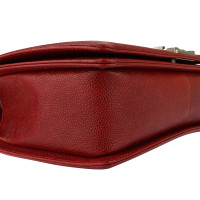 Chanel Boy Medium Leather in Red