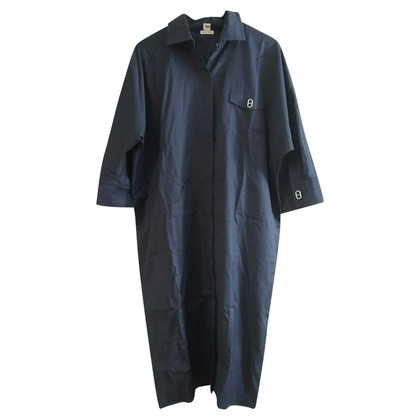 Hermès Vestito in Cotone in Blu