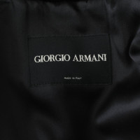 Giorgio Armani Veste/Manteau en Viscose en Noir