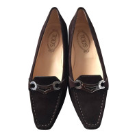 Tod's Suede shoes dark brown