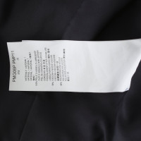 Armani Collezioni Lederen jas in donkerblauw