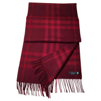 Burberry Bordeaux châle de cachemire