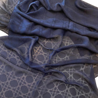 Christian Dior Scarf/Shawl Silk in Blue