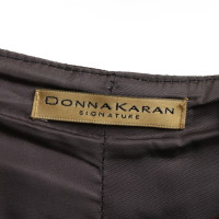 Donna Karan Pantalon en daim marron
