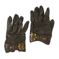 Gucci Brown leather gloves