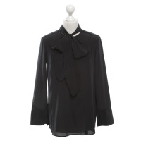 Van Laack Bow blouse en noir