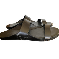 Iro Sandalen aus Leder in Schwarz