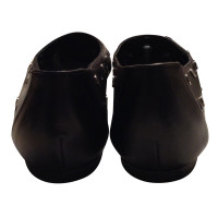 Hermès Black leather ballerinas