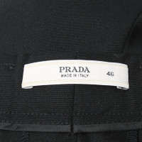 Prada Hose aus Wolle in Schwarz