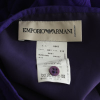 Armani Jupe en soie violet