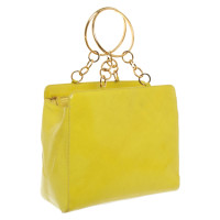 Versace Handbag Leather in Yellow
