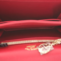Gucci 1973 Shoulder Bag Mini Leer in Rood