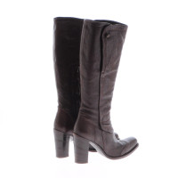 Ermanno Scervino Brown leather boots
