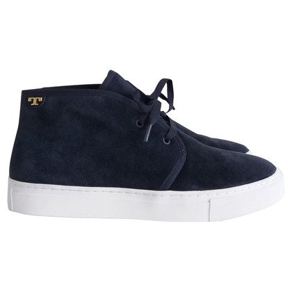 Tory Burch Lace-up shoes Suede in Blue