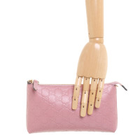 Gucci Clutch Bag Leather in Pink